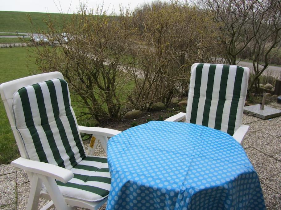 Nordsee Und Natur. Gemuetliche Fewo Mit Deichblick Dorumer Neufeld Exteriör bild